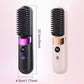 💇‍♀️50% OFF NOW ! ✨3-in-1 Cordless Hair Straightener Comb – USB rechargeable, adjustable temperature, anti-scald teeth, portable travel design. Women daily hair styling essential!