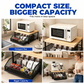 🏠50% OFF NOW ! ✨2-Tier Kitchen Microwave Stand with Slide-Out Storage Drawer – Space-Saving, Heavy Duty, Countertop Appliance Organizer Rack