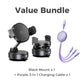 📱50% OFF NOW! Adjustable Magnetic Car Mount‑ Vacuum Suction Base Phone Holder, 360° Rotation Universal Stable Magnetic Phone Stand for Car Dashboard & Windshield