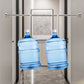 🧥50% OFF NOW! Adjustable No‑Drill Tension Rod, 70‑100cm Spring Tension Clothes Hanging Rod, No‑Damage Non‑Slip Closet Curtain Rod, Max 15KG Load for Wardrobe, Bathroom