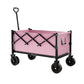 🛒50% OFF NOW! Heavy Duty Collapsible Wagon Cart – Foldable Utility Trolley with All-Terrain Wheels, Large Capacity Portable Cart for Camping, Grocery, Beach & Outdoor Adventures