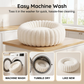 🐾2026 HOT SALE 52000+ Sold 50% OFF! Cloud-Like Ultra Soft Plush Round Calming Pet Bed, Raised Rim Donut Cat Dog Bed, Joint Relief Warm Cozy Washable Pet Sleeping Cushion