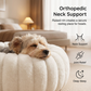 🐾2026 HOT SALE 52000+ Sold 50% OFF! Cloud-Like Ultra Soft Plush Round Calming Pet Bed, Raised Rim Donut Cat Dog Bed, Joint Relief Warm Cozy Washable Pet Sleeping Cushion
