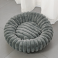 🐾2026 HOT SALE 52000+ Sold 50% OFF! Cloud-Like Ultra Soft Plush Round Calming Pet Bed, Raised Rim Donut Cat Dog Bed, Joint Relief Warm Cozy Washable Pet Sleeping Cushion