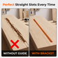 🔧 50% OFF NOW! Aluminum Alloy Wood Router Slotting Bracket Guide Tool‑CNC Machined Precision Router Jig with Micro‑Adjust Scale, Woodworking Slot Cutting Auxiliary Base for DIY Carpentry Projects