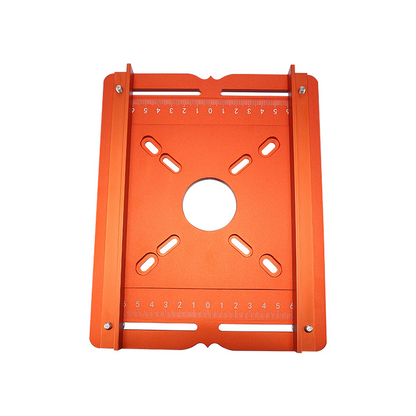 🔧 50% OFF NOW! Aluminum Alloy Wood Router Slotting Bracket Guide Tool‑CNC Machined Precision Router Jig with Micro‑Adjust Scale, Woodworking Slot Cutting Auxiliary Base for DIY Carpentry Projects