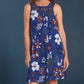 👗 LIMITED-TIME 50% OFF! Women's Sleeveless Lace Patchwork Floral Swing Dress, Casual Loose Summer Midi Dress