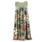 👗 LIMITED-TIME 50% OFF! Women's Sleeveless Lace Patchwork Floral Swing Dress, Casual Loose Summer Midi Dress