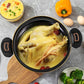 🍲LAST DAY 50% OFF! All-in-One Non-Stick Enamel Micro-Pressure Cooker – Fast Safe Stew Pot with Pressure Valve, Dual Heat-Resistant Handles for Home Cooking