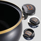 🍲LAST DAY 50% OFF! All-in-One Non-Stick Enamel Micro-Pressure Cooker – Fast Safe Stew Pot with Pressure Valve, Dual Heat-Resistant Handles for Home Cooking