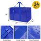 📦50% OFF NOW! Extra Large Heavy‑Duty Foldable Moving Bags‑Reinforced Handle Waterproof Storage Tote Bag with Zipper & Label Pocket for Moving, Clothes Storage & Household Organizing