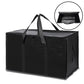 📦50% OFF NOW! Extra Large Heavy‑Duty Foldable Moving Bags‑Reinforced Handle Waterproof Storage Tote Bag with Zipper & Label Pocket for Moving, Clothes Storage & Household Organizing