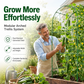 🌱50% OFF NOW! Modular Arched Plant Trellis System, Stable Arch Support Trellis, Rust‑Resistant Galvanized Steel, Adjustable Width & Height for Climbing Vegetables Cucumber Vine Plants