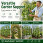 🌱50% OFF NOW! Modular Arched Plant Trellis System, Stable Arch Support Trellis, Rust‑Resistant Galvanized Steel, Adjustable Width & Height for Climbing Vegetables Cucumber Vine Plants