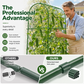 🌱50% OFF NOW! Modular Arched Plant Trellis System, Stable Arch Support Trellis, Rust‑Resistant Galvanized Steel, Adjustable Width & Height for Climbing Vegetables Cucumber Vine Plants