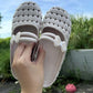 👡 LAST DAY SALE – ONLY ￡12.99‼️Breathable Bow Mules, Stylish Soft Slip-On Hollow Out Summer Mule Shoes ✨