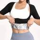 🩱50% OFF NOW! Women's Short Sleeve Compression Body Shaper – Adjustable Waist Trainer, Tummy Control Posture Corrector, Sweat Enhancing Shapewear for Workout & Daily Wear