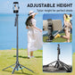 📸50% OFF NOW! 4-Leg Selfie Stick Tripod for Phone – All-in-One Extendable Selfie Stick & Tripod Stand, 360° Rotation with Bluetooth Remote, Portable Cell Phone Holder for Travel, Vlogging & Outdoor Shooting