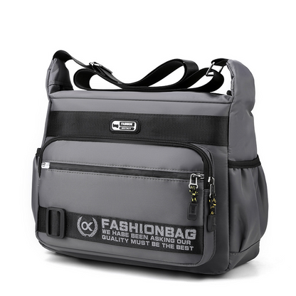 👜 LIMITED-TIME 50% OFF! Men's Large Capacity Multi-Pocket Crossbody Bag, Water Resistant Nylon Casual Messenger Shoulder Bag