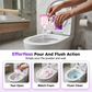 🚽50% OFF NOW! Automatic Foaming Toilet Bowl Cleaner Powder – Peach Scented Deep Clean Toilet Cleaning Powder, Powerful Stain & Limescale Remover, Easy Use Bathroom Cleaner for Home