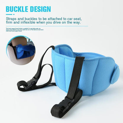 🚗 LIMITED-TIME 50% OFF! Kids Car Seat Head Support Strap – Cloud-Soft Plush Adjustable Nap Band with Thick Padded Side Cushions