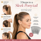 50% OFF NOW! Flexible Invisible Grip Flyaway Hair Comb – Secure Hold Hair Finishing Comb for High Ponytails, Lightweight No Damage Hair Styling Tool for Sleek Polished Look