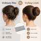 50% OFF NOW! Flexible Invisible Grip Flyaway Hair Comb – Secure Hold Hair Finishing Comb for High Ponytails, Lightweight No Damage Hair Styling Tool for Sleek Polished Look