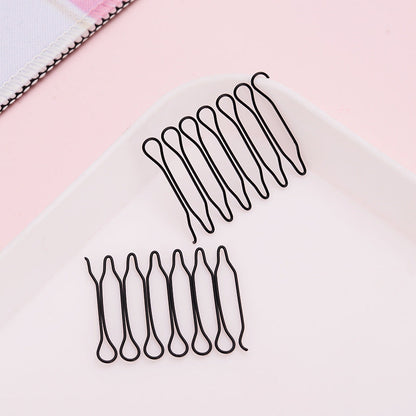 50% OFF NOW! Flexible Invisible Grip Flyaway Hair Comb – Secure Hold Hair Finishing Comb for High Ponytails, Lightweight No Damage Hair Styling Tool for Sleek Polished Look