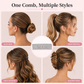 50% OFF NOW! Flexible Invisible Grip Flyaway Hair Comb – Secure Hold Hair Finishing Comb for High Ponytails, Lightweight No Damage Hair Styling Tool for Sleek Polished Look