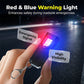 🔦50% OFF LIMITED TIME! Magnetic Mini Keychain Flashlight, 25g Ultralight Pocket Torch with Strong Magnetic Base, Red Blue Warning Light, Rechargeable Hands-Free LED Flashlight for Repair, Camping, Emergency Daily Carry