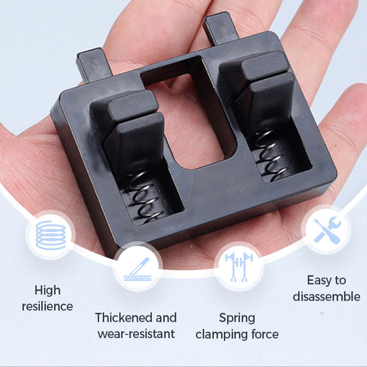 🔌50% OFF NOW! Durable Spring Clamp Electric Wire Welding Fixture, Portable Double Spring Wire Soldering Holder, Thickened Wear-Resistant Wire Fixing Clamp for Circuit Board Wire Soldering Repair