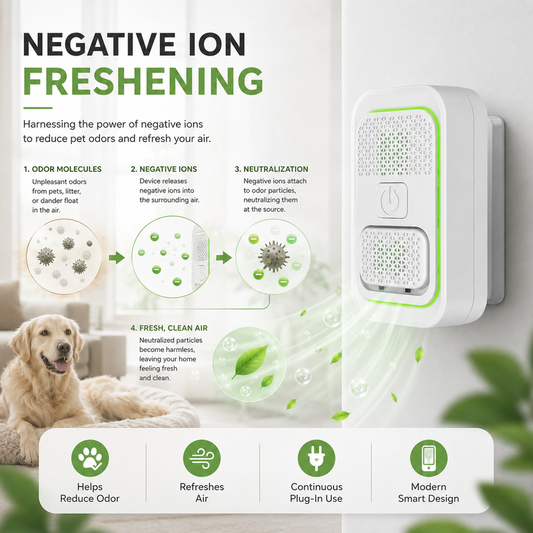🌬️50% OFF NOW! Mini Plug-In Negative Ion Air Purifier – Filter-Free Wall Plug Odor Eliminator, Pet Smell Remover Ionizer for Bathroom Bedroom Kitchen Closet Small Indoor Spaces
