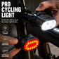 🏆 Last Day Special Price £9.99 ! 🔦USB Rechargeable Bike Light Set – Bright Front Headlight & Rear Warning Light, Weather Resistant For Night Cycling 🚲