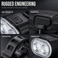 🏆 Last Day Special Price £9.99 ! 🔦USB Rechargeable Bike Light Set – Bright Front Headlight & Rear Warning Light, Weather Resistant For Night Cycling 🚲