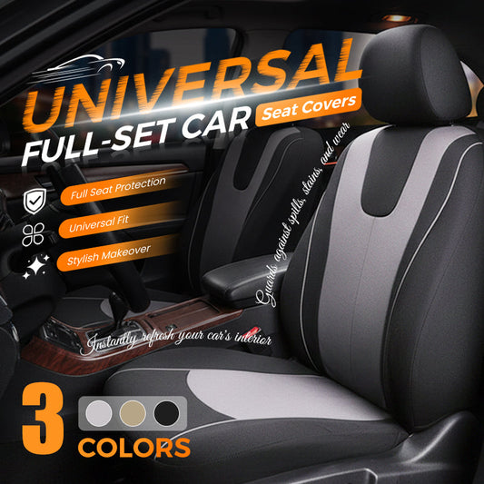 🚗 LIMITED-TIME 50% OFF! Universal Full-Set Car Seat Covers, Wear-Resistant Auto Seat Protectors for Most Vehicles