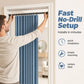 🚪50% OFF NOW ! ✨No-Drill Magnetic Accordion Door Curtain – Thick Pleated Thermal Room Divider