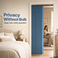🚪50% OFF NOW ! ✨No-Drill Magnetic Accordion Door Curtain – Thick Pleated Thermal Room Divider