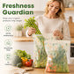 🥬 LIMITED-TIME 50% OFF! FreshLock Breathable Produce Storage Bags, Rice Bran Composite Vegetable Fruit Preservation Bags for Fridge