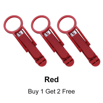 ⏳ LIMITED-TIME 50% OFF! 🔍Nail Clippers with Magnifier, Splash-Proof Portable Fingernail Cutter for Elderly & Kids
