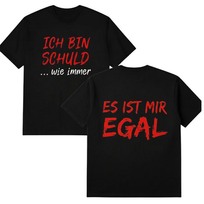 ⏳ LIMITED-TIME 50% OFF! 🖤Funny German Slogan Men’s Crew Neck T-Shirt, Casual Short Sleeve Black Daily Wear Top