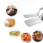 🍳50% OFF NOW ! ✨Stainless Steel Kitchen Cooking Clips – 2‑In‑1 Spatula Tongs for Flipping, Grilling & Serving Food