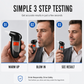 🚗 LIMITED-TIME 50% OFF! Portable Digital Breath Alcohol Tester, Keychain Alcohol Detector with LCD Screen