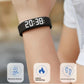 ⌚50% OFF NOW ! 🏃Student Digital Sports Wristband – Pedometer Vibration Alarm Silicone Watch for Kids Teens