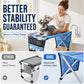 🐾50% OFF NOW ! ✂️2-in-1 Foldable Pet Grooming Bed – Breathable Mesh Cat & Dog Bathing Station with Storage Pockets, Home Pet Grooming Table