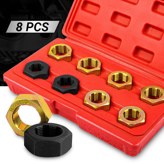 🔧50% OFF NOW ! 🛠️8 Pcs Automotive Screw Thread Repair Tool Set – High Hardness, Multi-Size, Wear-Resistant Professional Auto Thread Restorer Kit