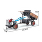 🚜50% OFF NOW ! 🧒Children's Retro Tractor Toy Model – Realistic Detachable Trailer Interactive Farm Vehicle Toy for Kids Play & Collection