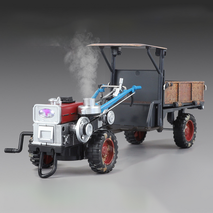 🚜50% OFF NOW ! 🧒Children's Retro Tractor Toy Model – Realistic Detachable Trailer Interactive Farm Vehicle Toy for Kids Play & Collection