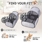 🐾50% OFF NOW ! 🎪3-in-1 Large Cat Tunnel Playpen – Foldable Breathable Mesh Pet Enclosure, Indoor Outdoor Cat Play Tent for Play & Lounging
