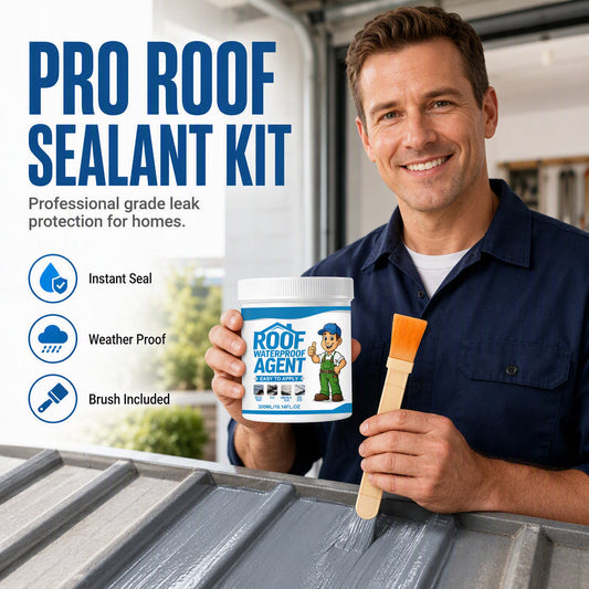 🏠50% OFF NOW ! ✨Roof Waterproof Agent with Brush – Instant Leak Repair Sealant for Home