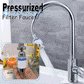 🚰50% OFF NOW! Pressurized Splash‑proof Filter Faucet Nozzle‑Multi‑Layer Filtration Tap Aerator, High‑Pressure Anti‑Splash Water Saving Sink Faucet Attachment